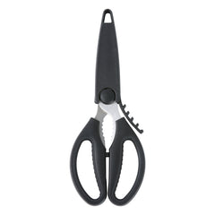 Mainstays Black Handle Stainless Steel Multi-Purpose Kitchen Shears with Black Grip 1 Each
